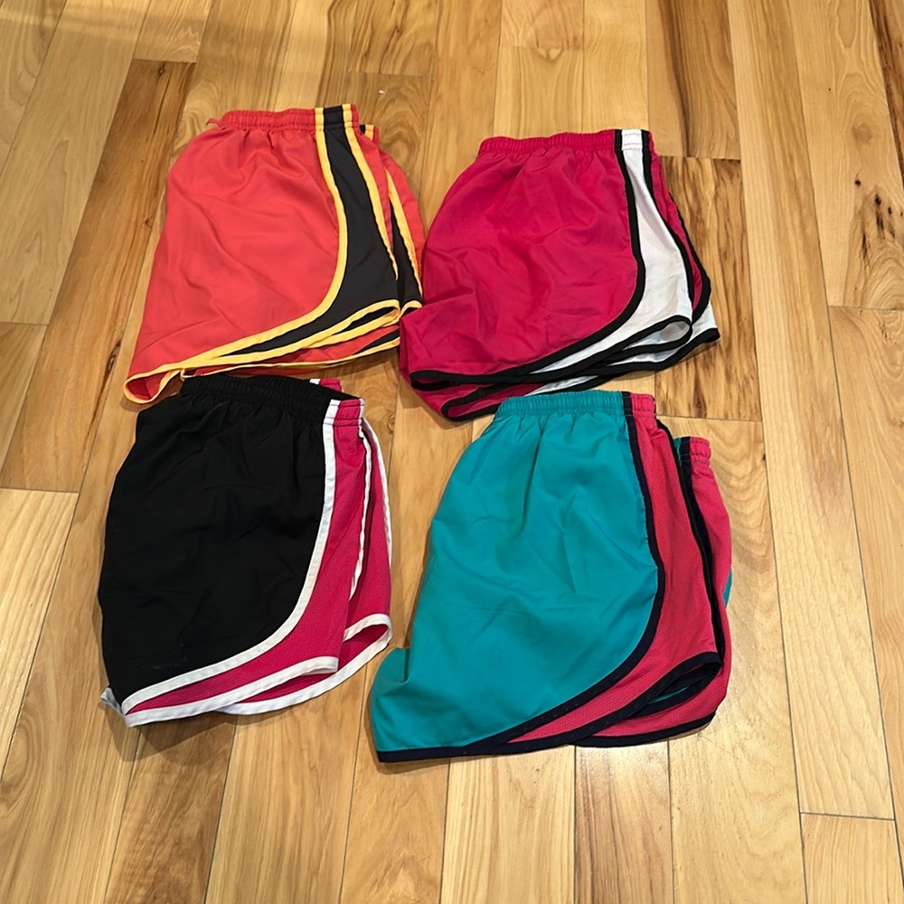 Nike dri-fit running shorts. Set of 4